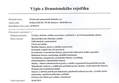 Certifikát Makléři makléřům